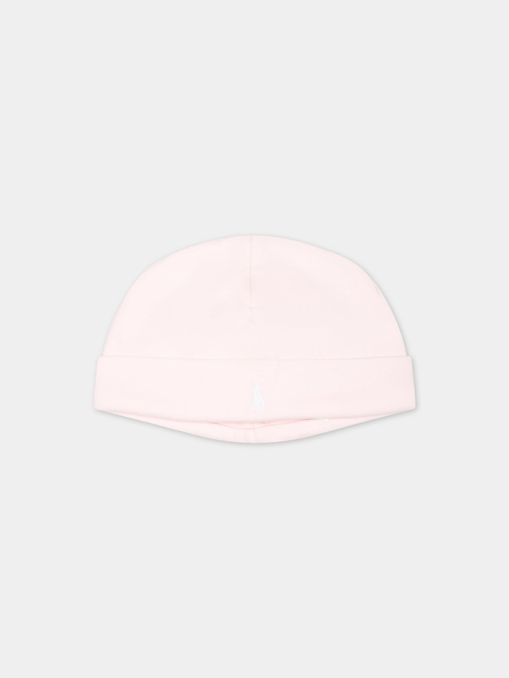 Cappello rosa con logo